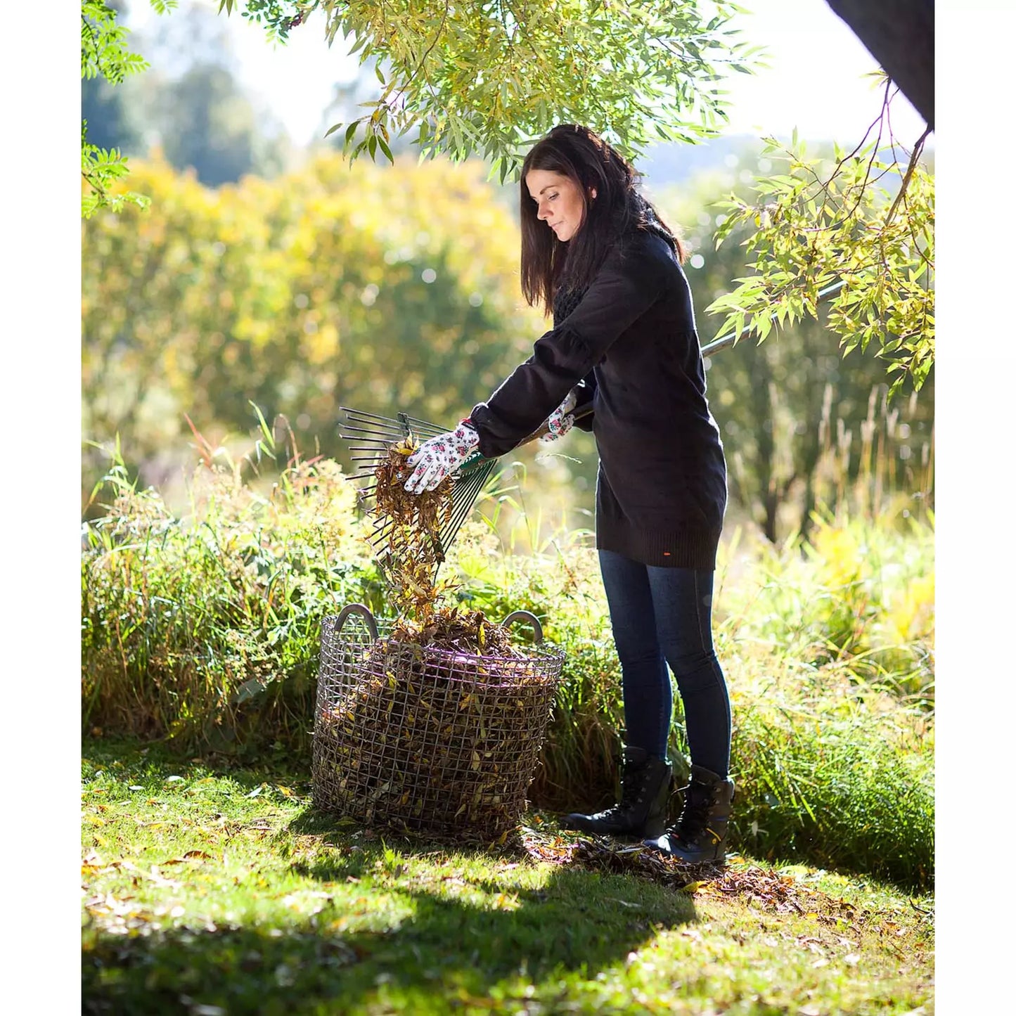 ALLROUNDHANDSKE ROSEN VIT STL 8