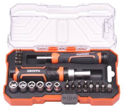 Bitsskruvmejselset 31 delar Harden