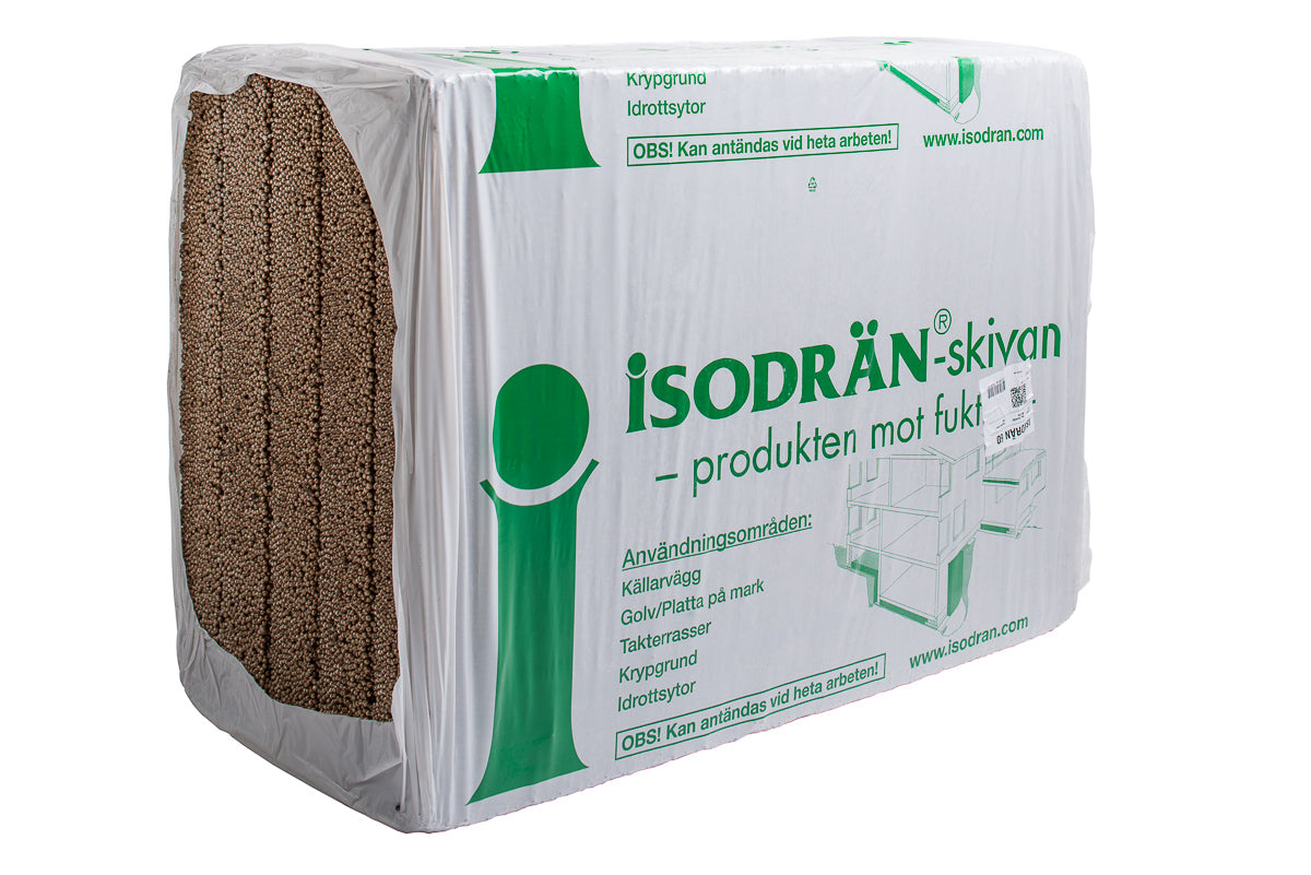 ISODRÄN SKIVA 60 KPA 65 MM 5,76 M2/PKT 30 PKT/PALL