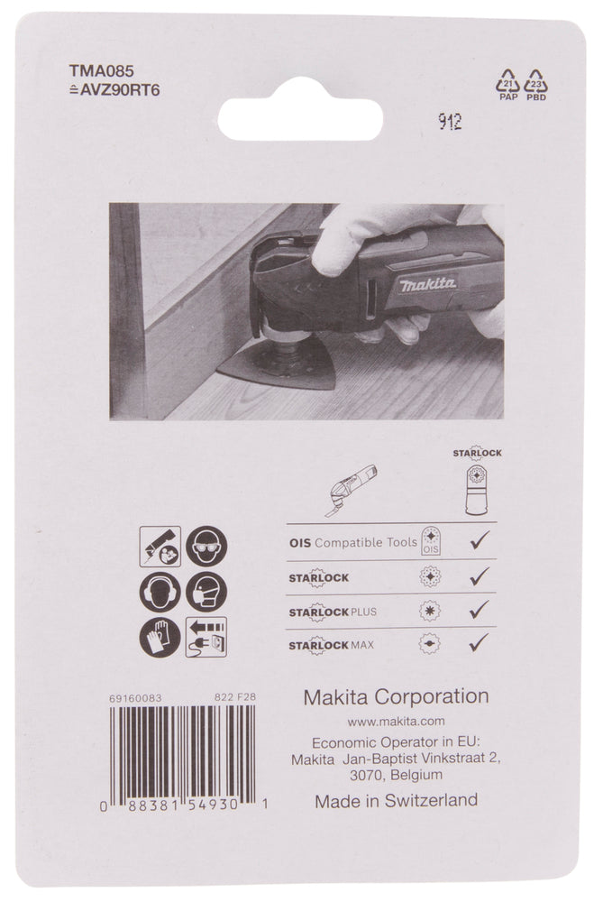 Makita Starlock slipplatta K60 90 mm B-69814