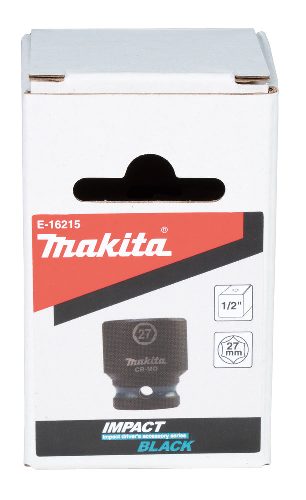 Makita Krafthylsa Impact BLACK, längd: 44 mm E-16215