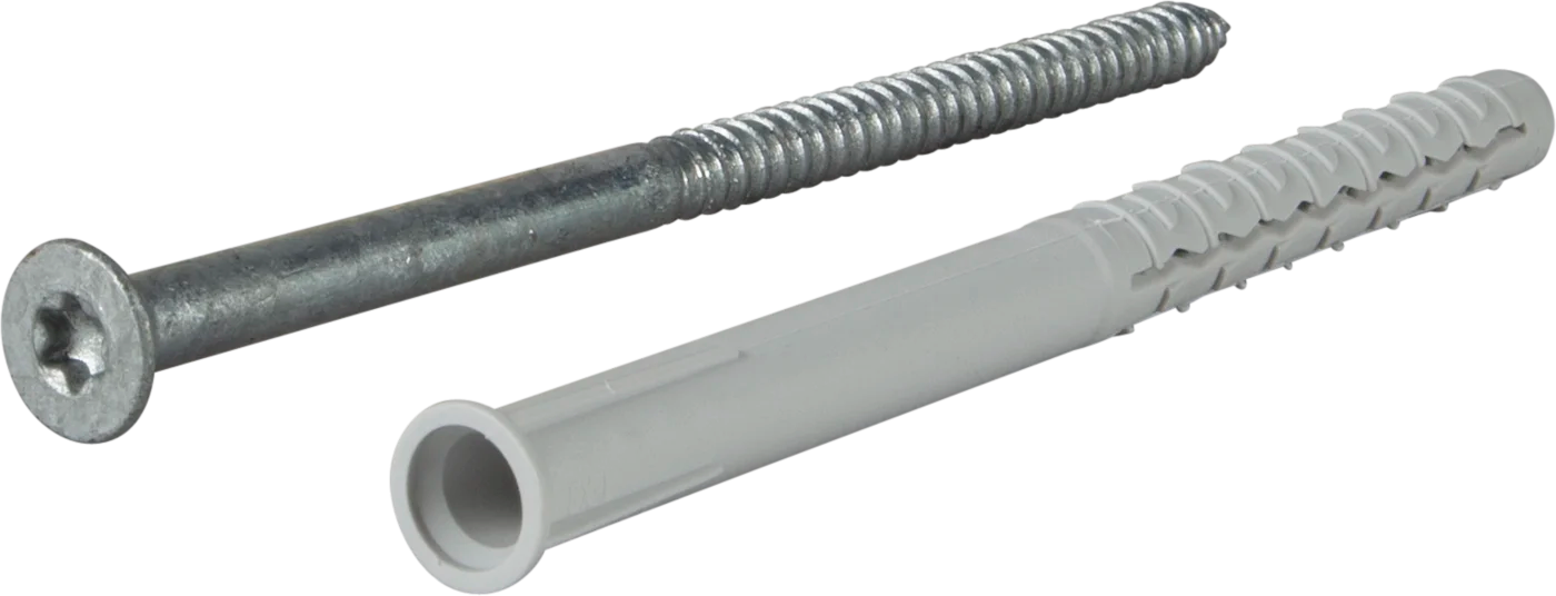 Fasadplugg Ø10 mm, TX40, FZV, försänkt huvud