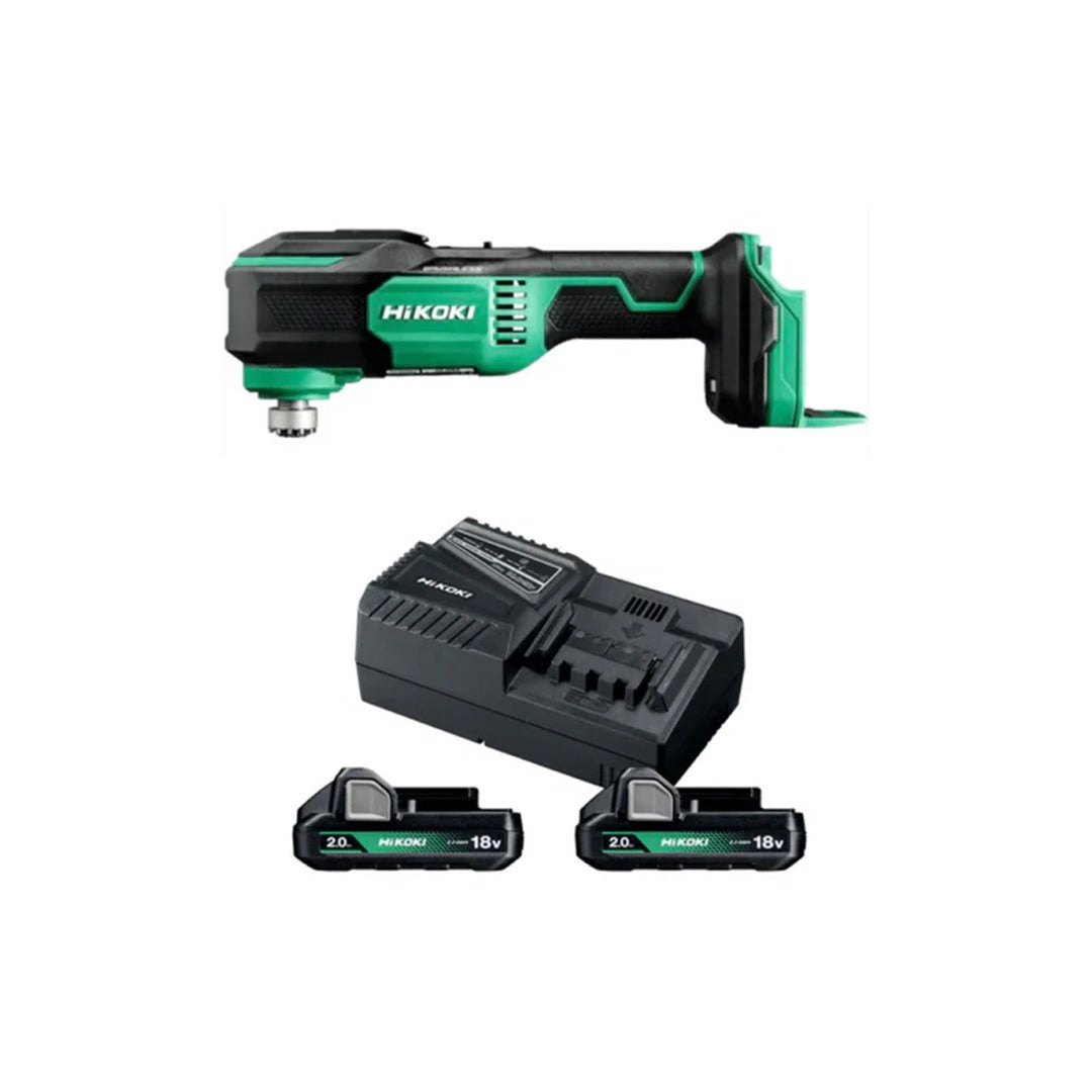 Hikoki MULTIMASKIN CV18DA BATTERIPAKET 2XBSL1820M/LADDARE Begränsat antal