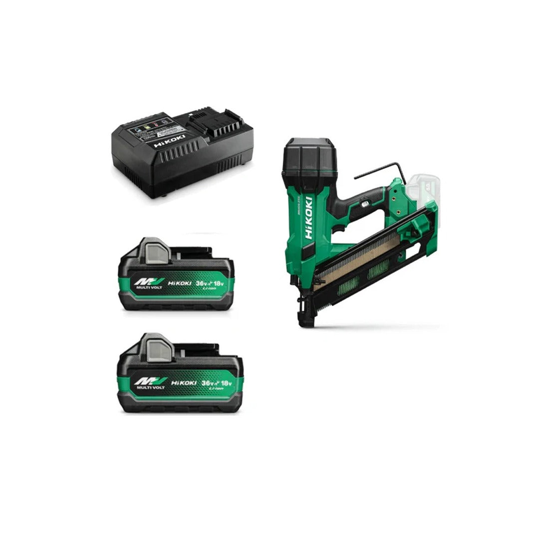 Hikoki Spikpistol NR1890DCAW9Z med batteri multi- volt paket