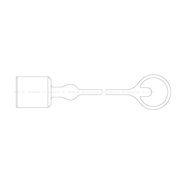 Skydd för 1" ANV handel gul