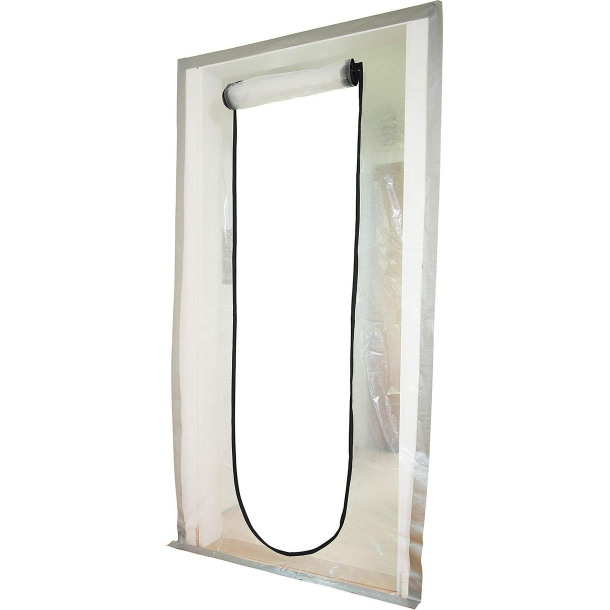 DAMMSKYDD MED BLIXTLÅS DÖRR TRANSPARENT 1200X2200MM