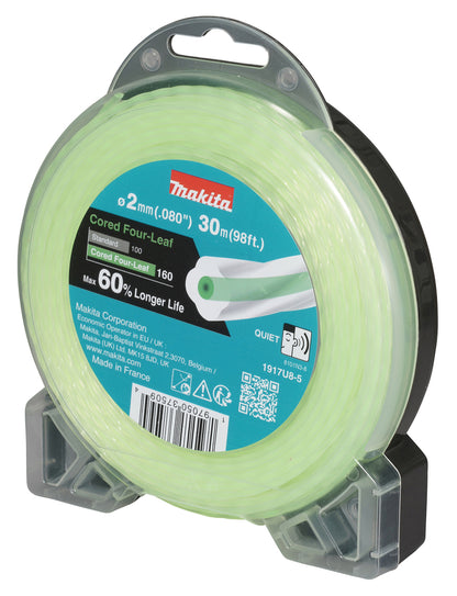 Makita Four-Leaf trimmertråd 2,0 mm x 30m 1917U8-5