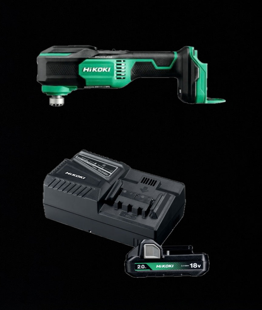 Hikoki MULTIMASKIN CV18DA 2AH med batteripaket 18v