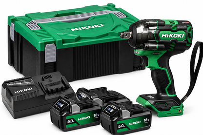 HiKOKI WR18DH Mutterdragare 18V (2x5,0Ah) Erbjudande