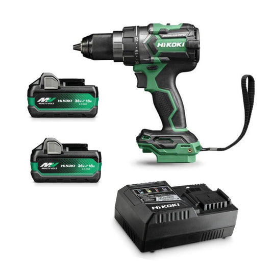 HIKOKI BORRSKRUVDRAGARE DS18DE Batteripaket 36V, Multi Volt 2st Multi volt batterier inkl. laddare.Begränsat antal