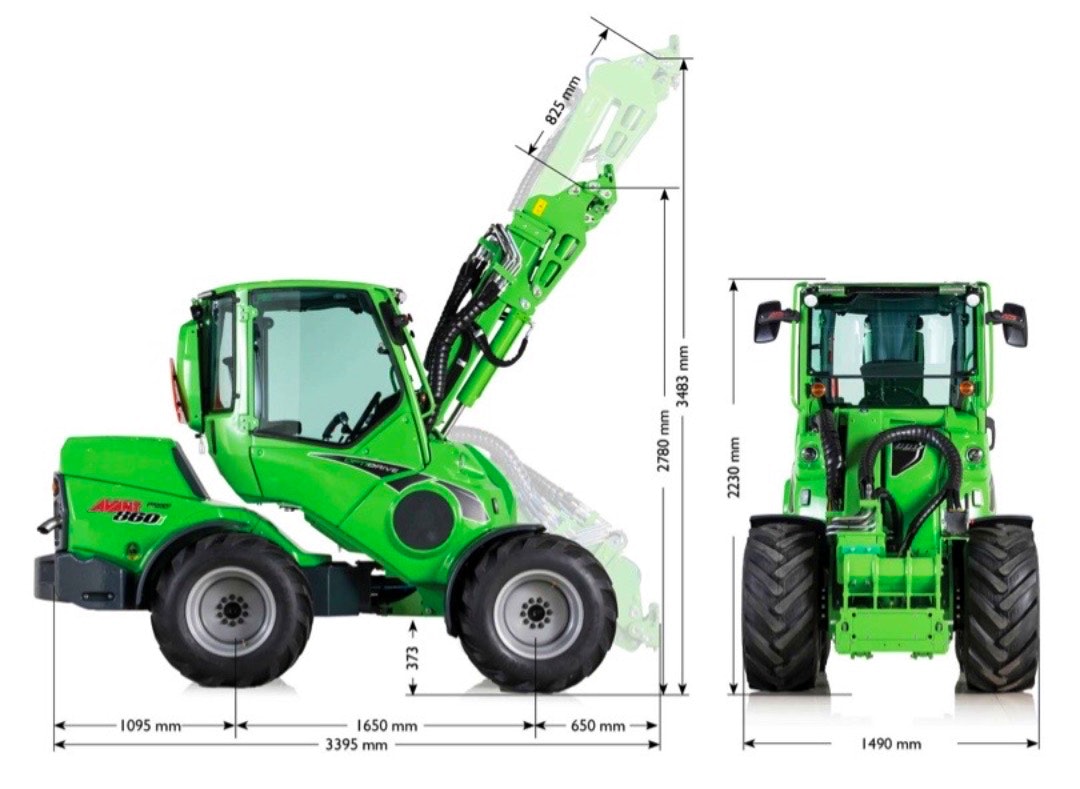 Hyra Avant 860 Kompaktlastare Med Skopa- Fri transport vid minst 2 dgr