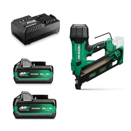 Hikoki Spikpistol NR1890DCAW9Z med batteri multi- volt paket