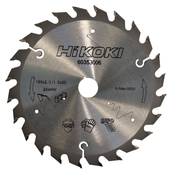 HiKOKI Sågklinga 165x20x2,0mm 24T 20