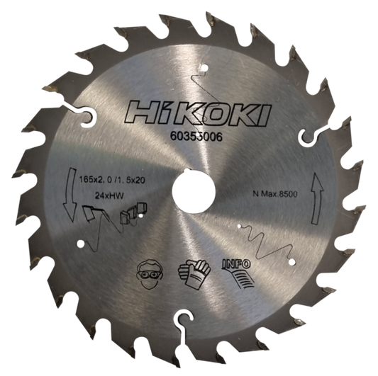 HiKOKI Sågklinga 165x20x2,0mm 24T 20