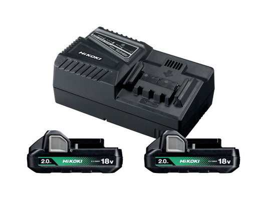Hikoki BATTERIPAKET 2XBSL1820M/LADDARE