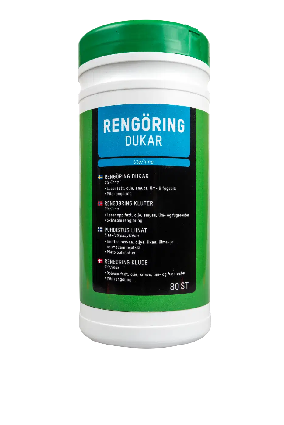RENGÖRING DUKAR, 80ST