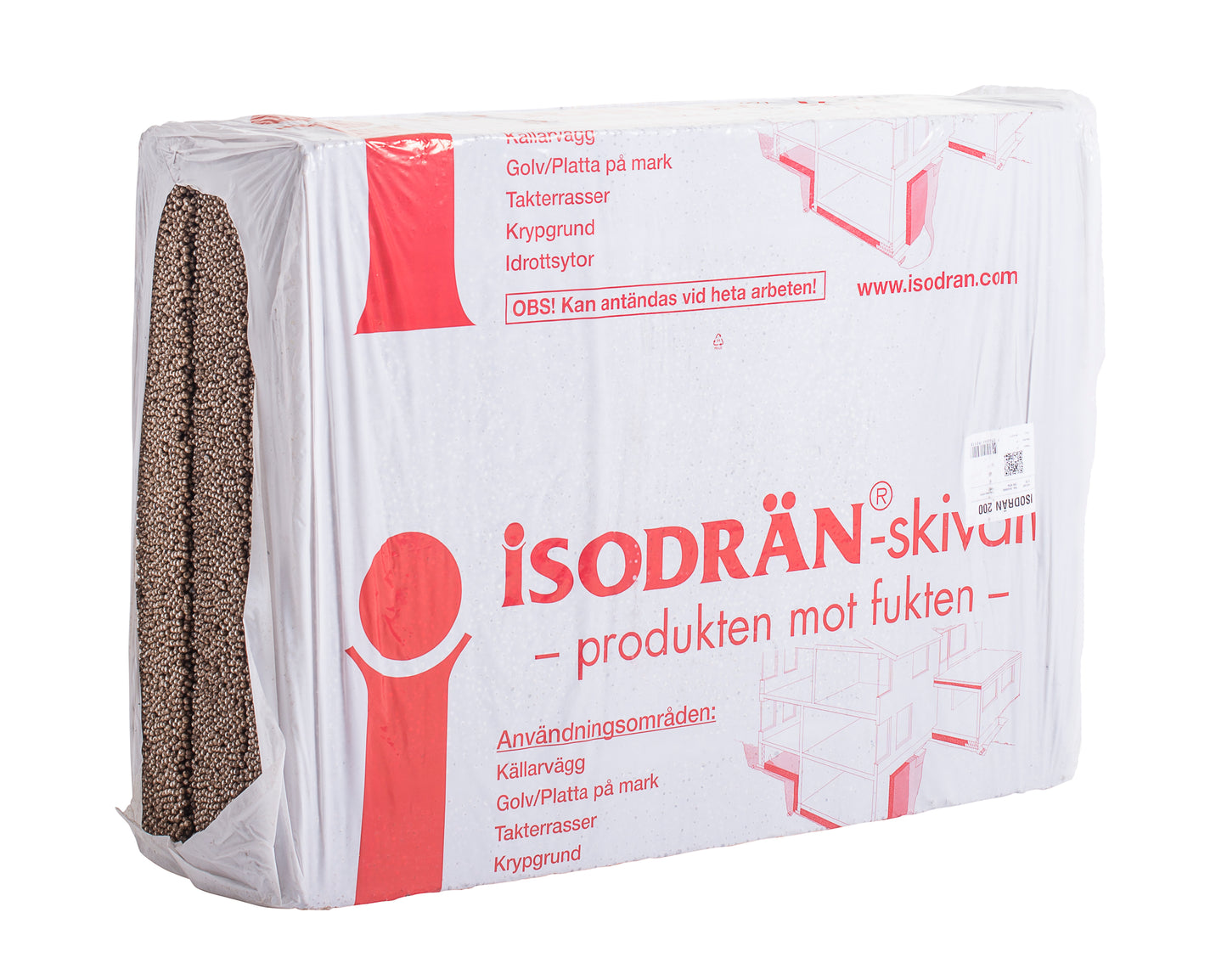ISODRÄN SKIVA 110 KPA 65 MM 4,80 M2/PKT 35 PKT/PALL