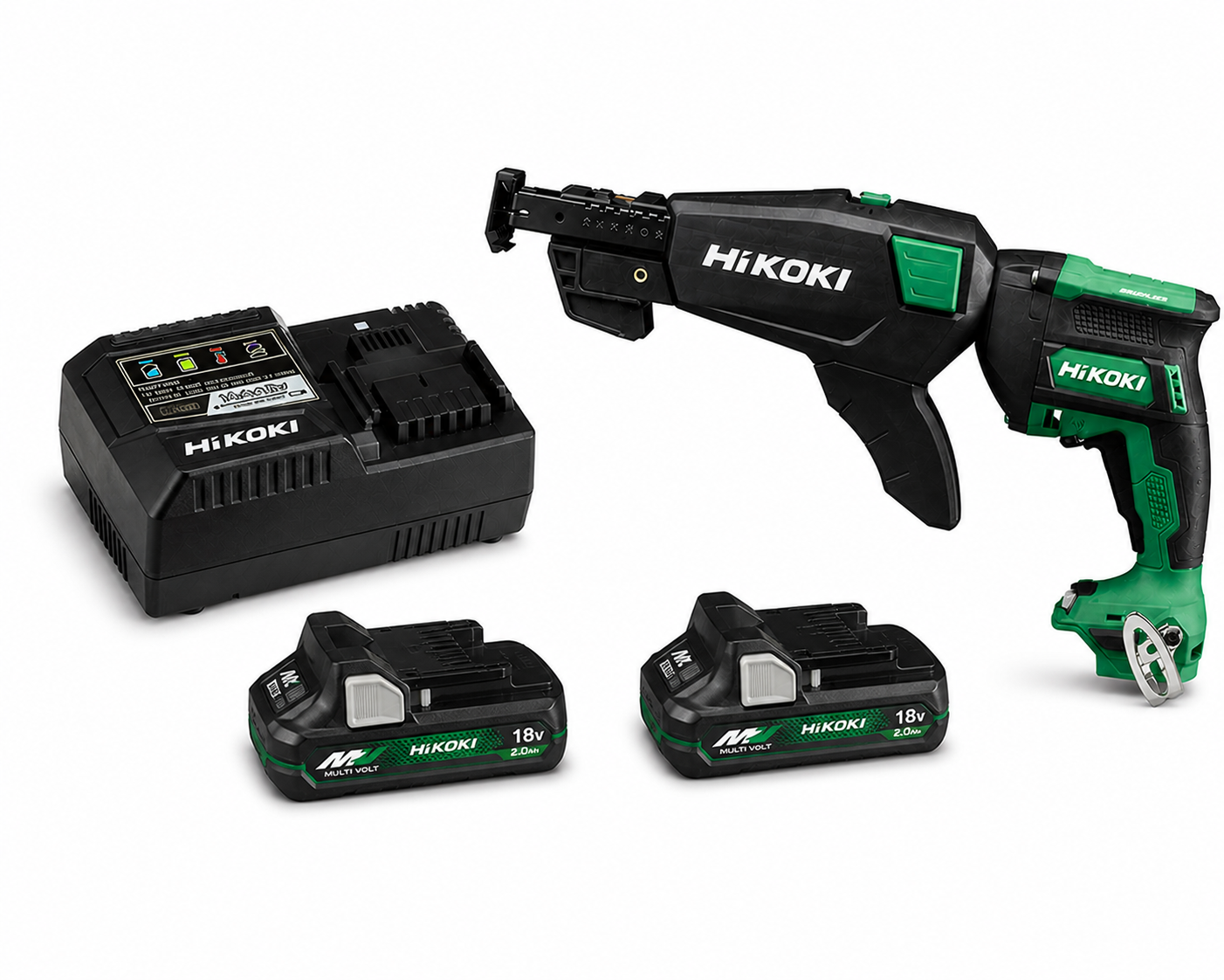 HIKOKI SKRUVAUTOMAT W18DA med 2ah batteripaket och laddare
