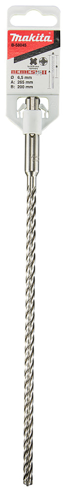 Makita Hammarborr för SDS-PLUS, Nemesis2, 6,5 x 265 mm B-58045