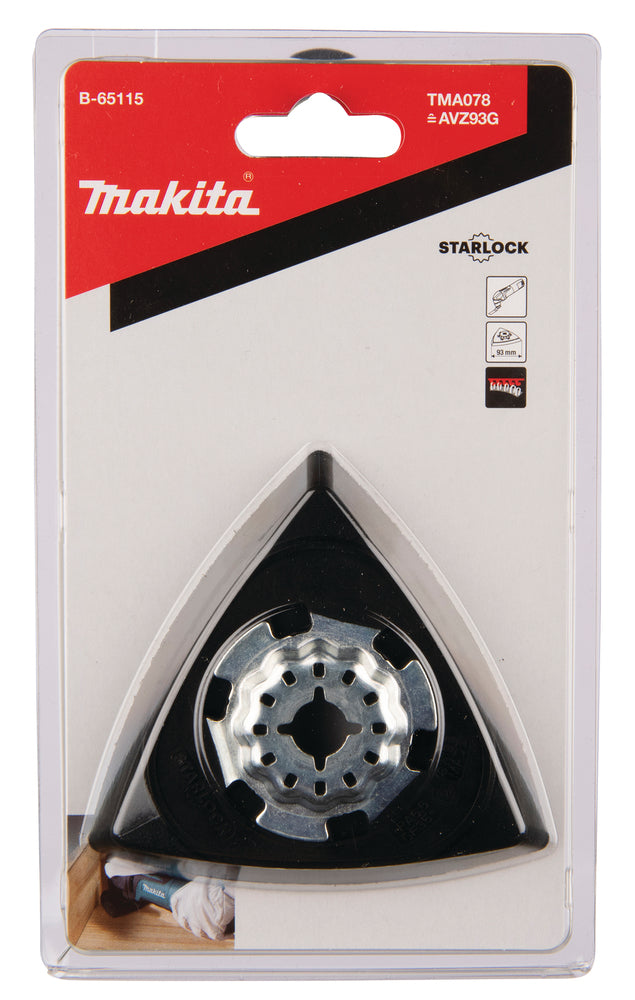 Makita Slipplatta STARLOCK - 93 mm, för multiverktyg B-65115