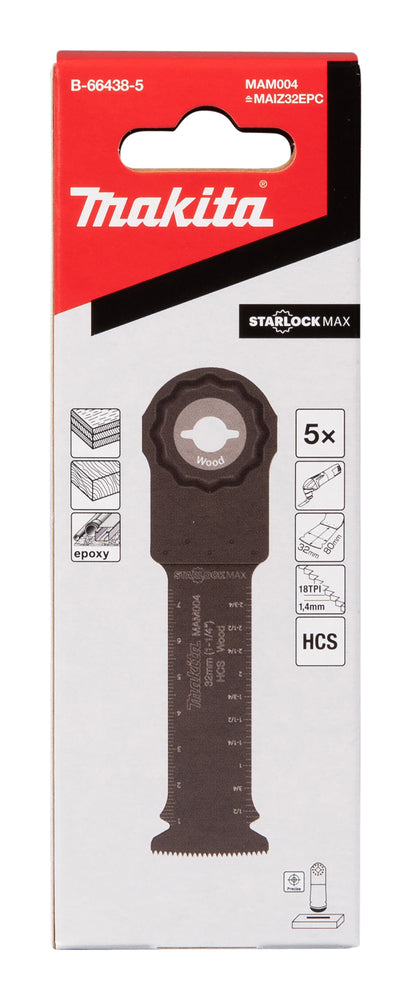 Makita Multiblad - STARLOCK B-66438-5 HCS 32 mm