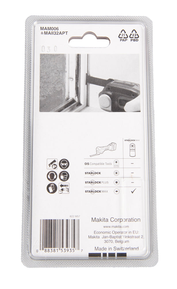 Makita Infällt multiblad 32 mm B-66450