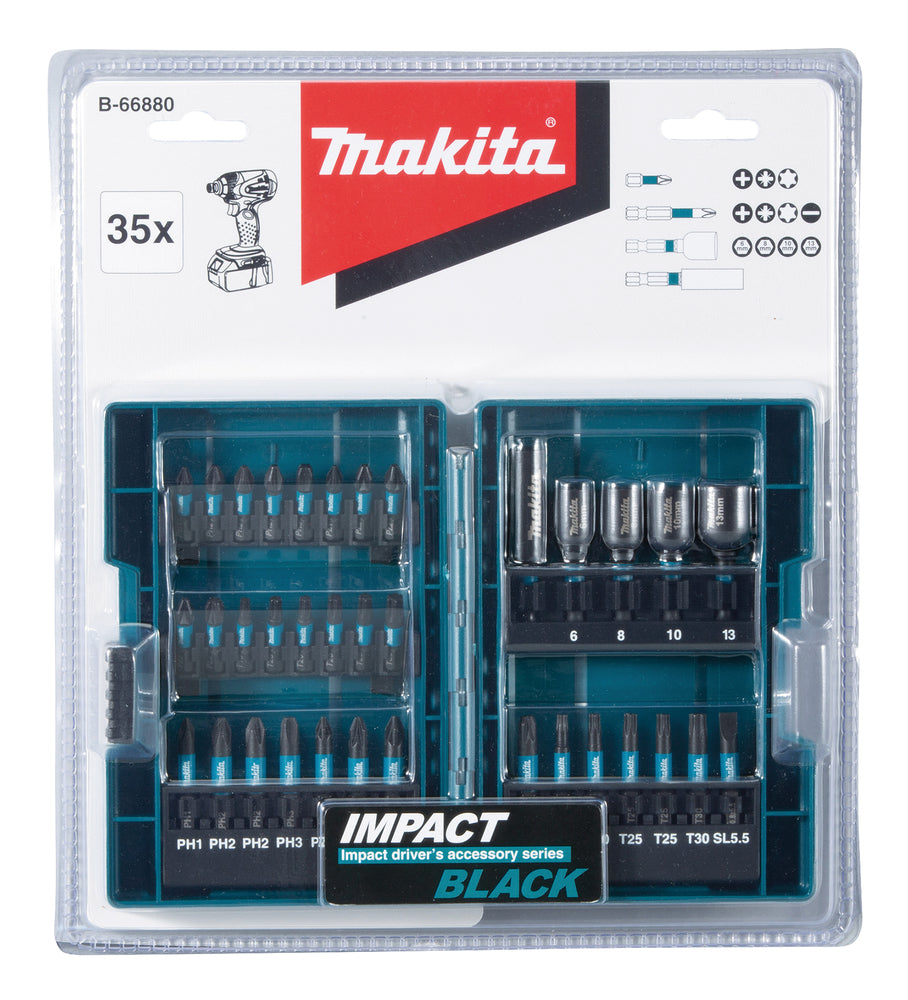 Makita IMPACT BLACK - bits för slagskruvdragning 35 delar  B-66880