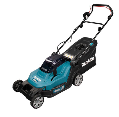 Makita DLM432CT2 Gräsklippare  med 2 st 5,0 Ah Li-ion batterier samt dubbelladdare