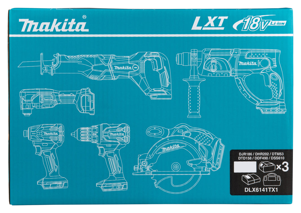 Makita  Kombo Kit LXT DLX6141TX1