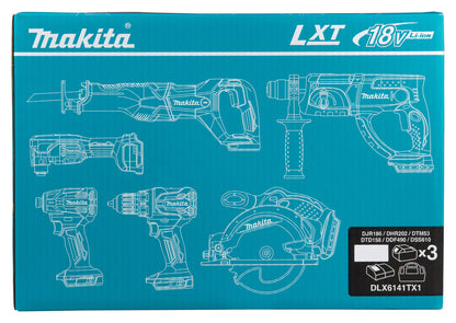 Makita  Kombo Kit LXT DLX6141TX1