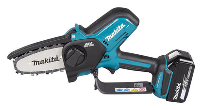Makita DUC101Z 18V LXT Batteridriven Grenkedjesåg 10 cm – Med 5,0 Ah Batteri