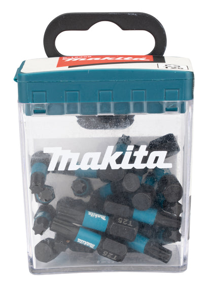 Makita IMPACT BLACK - bits T25 25mm 25st  för slagskruvdragning E-12398