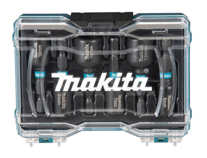 Makita Hyllsset, IMPACT BLACK, 1/4", 6 delar, 6, 7, 8, 10, 12, 13 mm E-15768