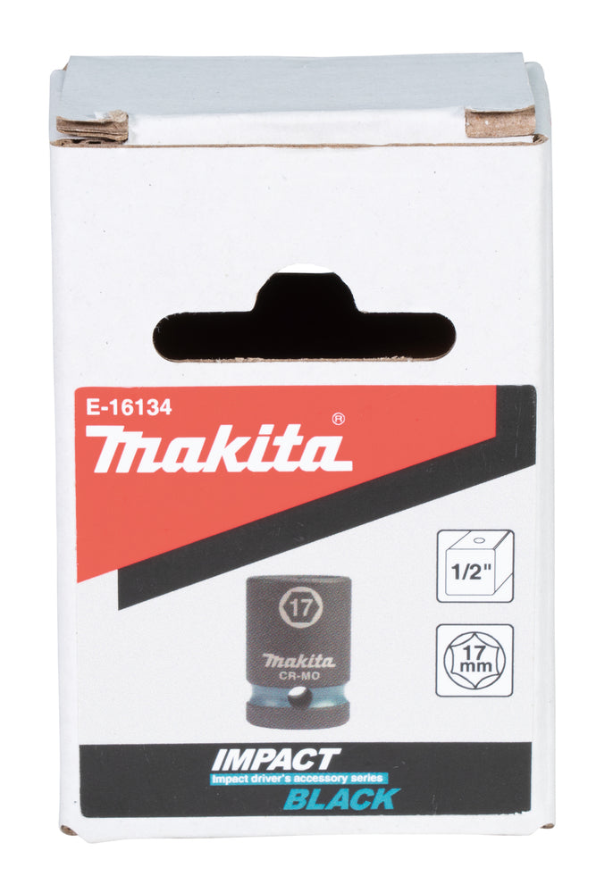 Makita Krafthylsa Impact BLACK, längd: 38 mm E-16134