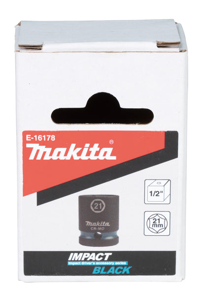 Makita Krafthylsa Impact BLACK, längd: 38 mm E-16178