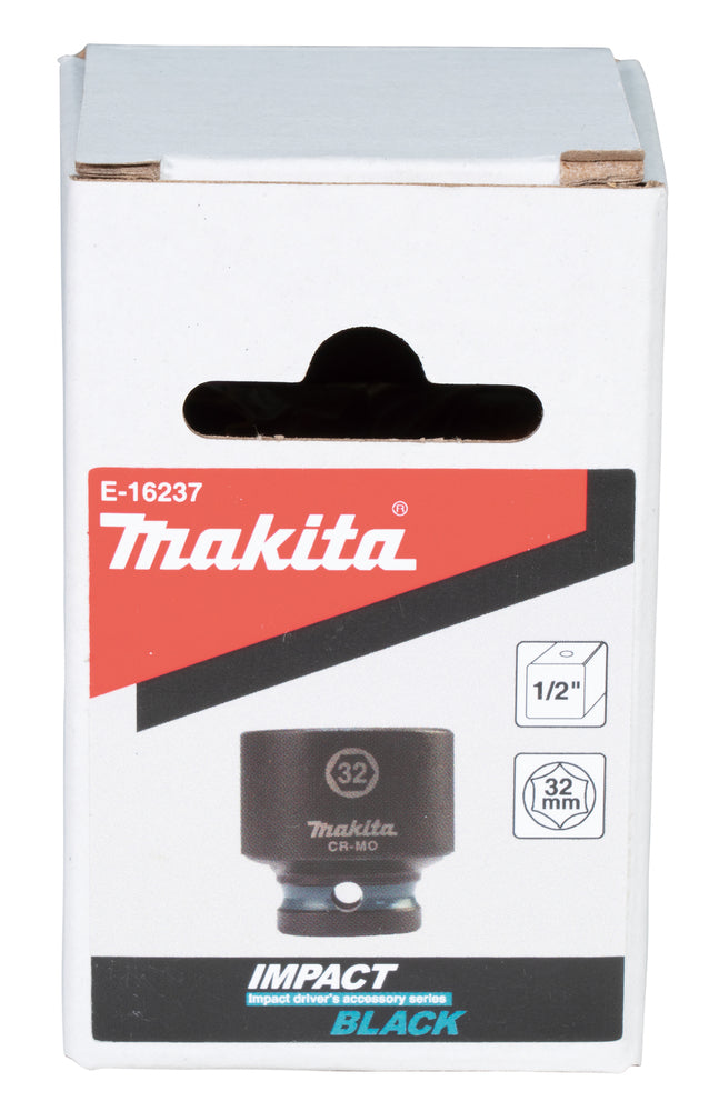 Makita Krafthylsa Impact BLACK, längd: 44 mm E-16237
