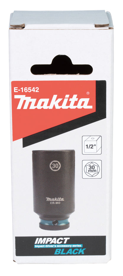 Makita Krafthylsa Impact BLACK, längd: 81,5 mm E-16542