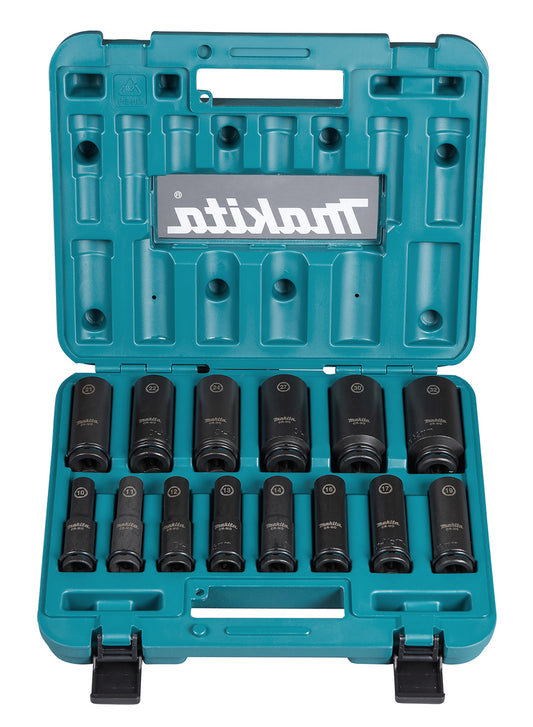 Makita E-16586 Krafthylsa set 1/2" 14-delar