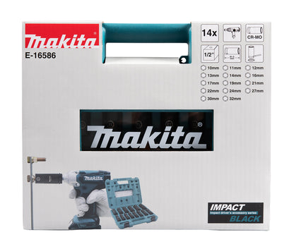Makita E-16586 Krafthylsa set 1/2" 14-delar