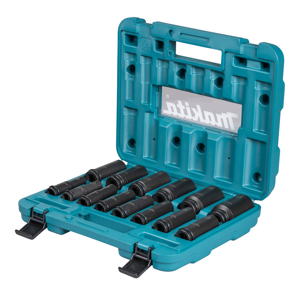 Makita E-16586 Krafthylsa set 1/2" 14-delar