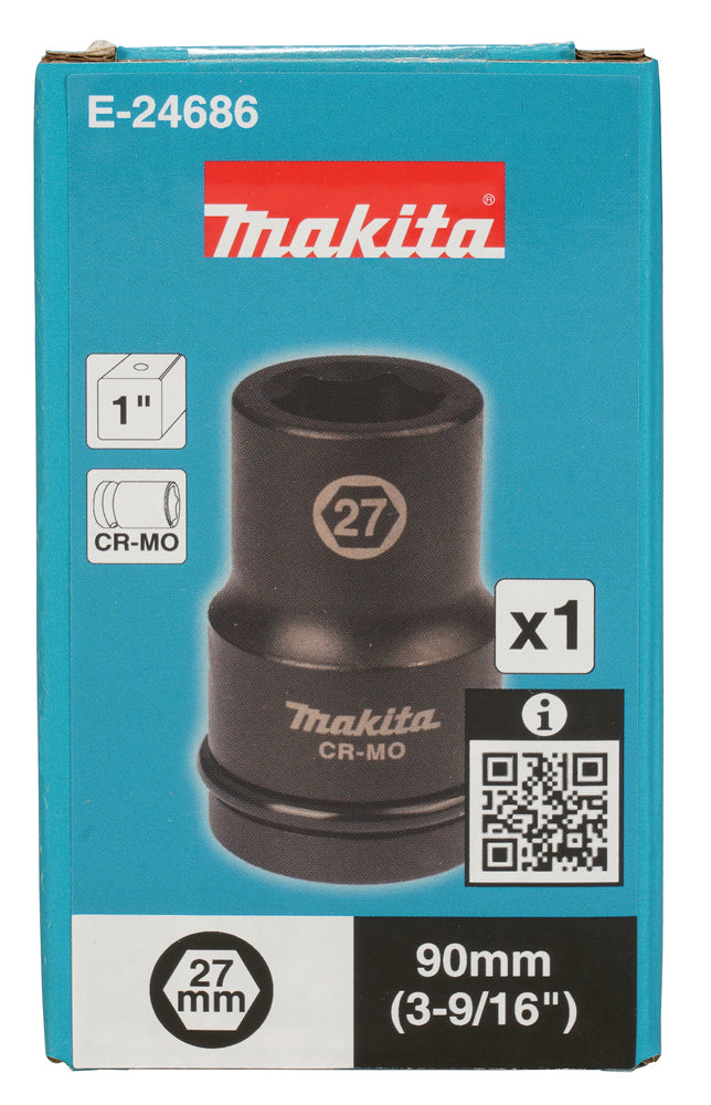 Makita Krafthylsa Lång  1, 27 mm E-24686