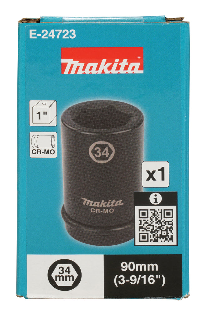 Makita Krafthylsa Lång 1, 34 mm E-24723