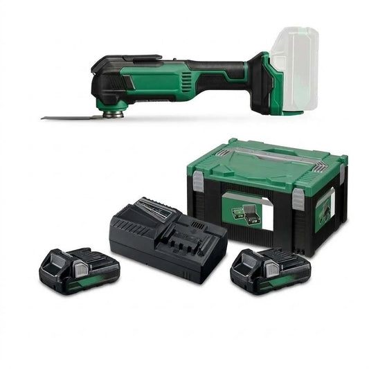 Hikoki  multimaskin CV18DMA med BATTERIPAKET 2XBSL1820M/LADDARE