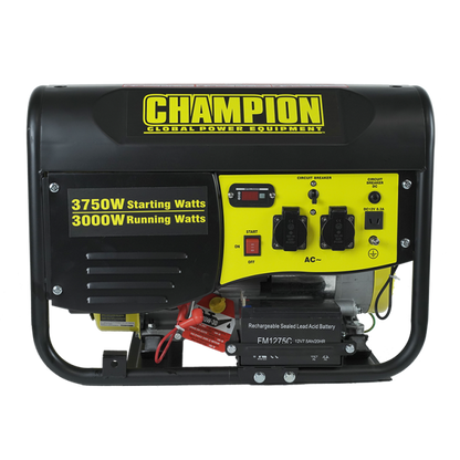 Hyr Champion Elverk 3,5kW 1-fas bensin