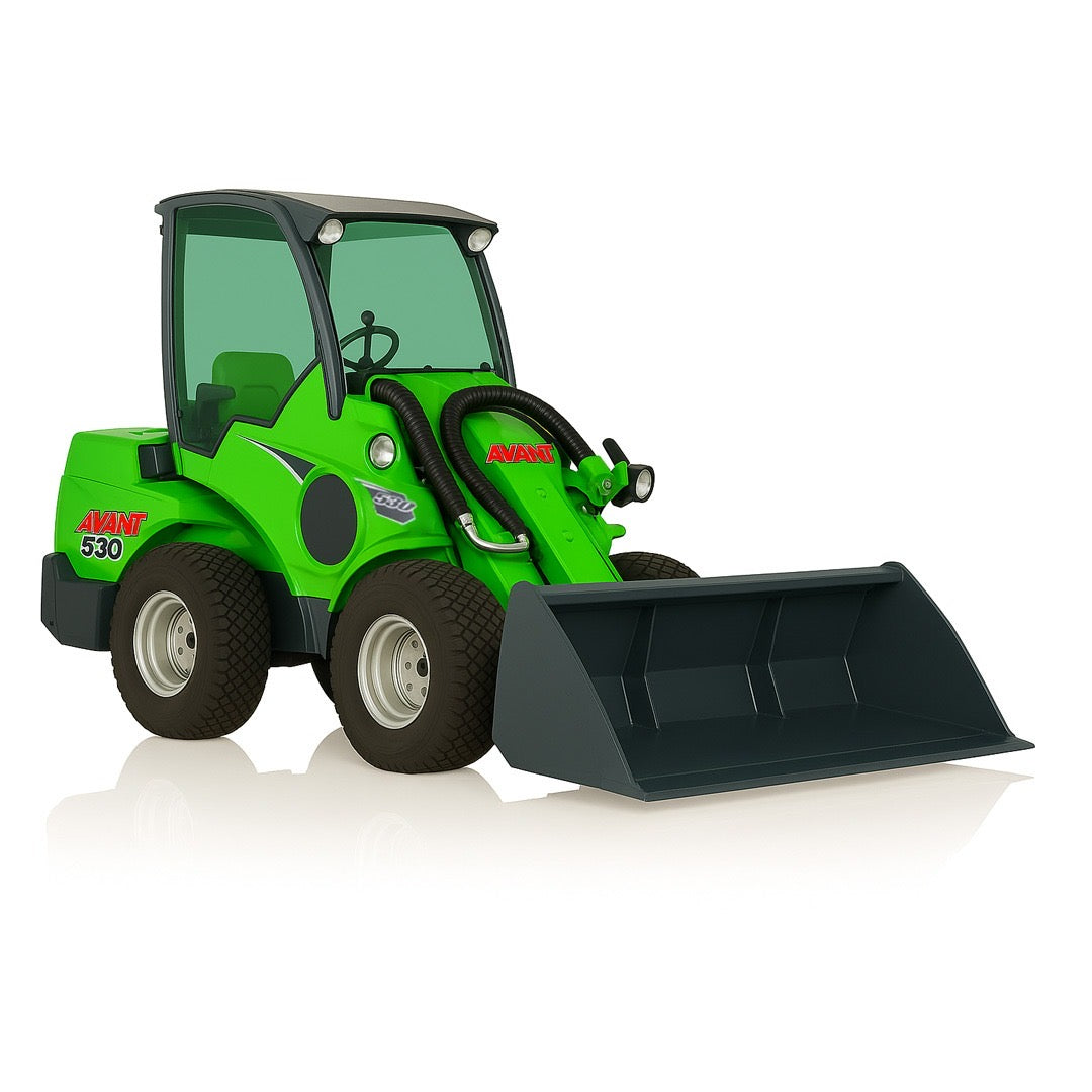 Hyra Avant 530 Kompaktlastare med Skopa-Fri transport vid minst 2 dgr