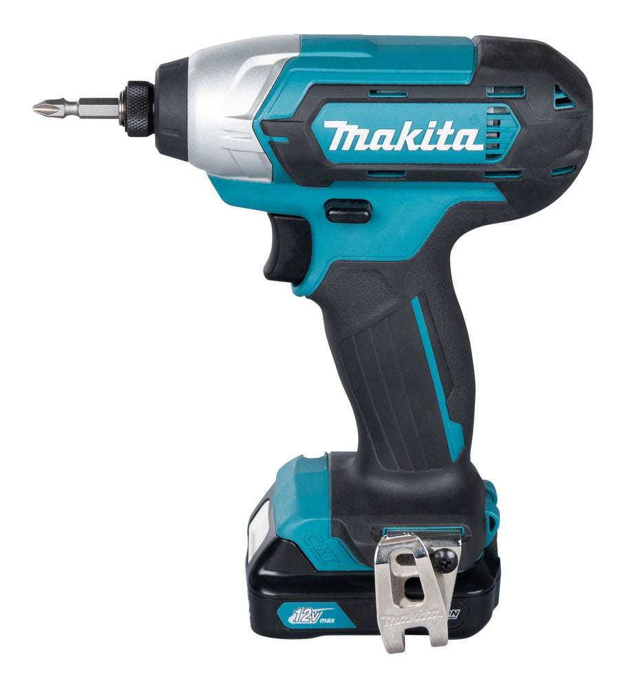 Makita TD110DSAJ Slagskruvdragare med 2 x 2,0 Ah, laddare och MAKPAC