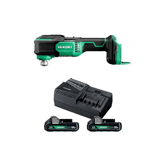 Hikoki MULTIMASKIN CV18DA  BATTERIPAKET 2XBSL1820M/LADDARE Begränsat antal