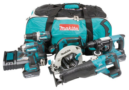 Makita Kombokit DLX5032T med 4st (5ah) batteri och laddare