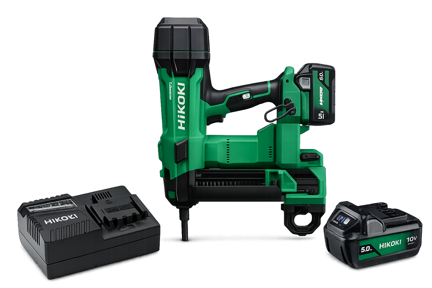 HiKOKI Betongspikpistol NC1840DAW3Z – komplett kit med 2×5Ah batterier och laddare