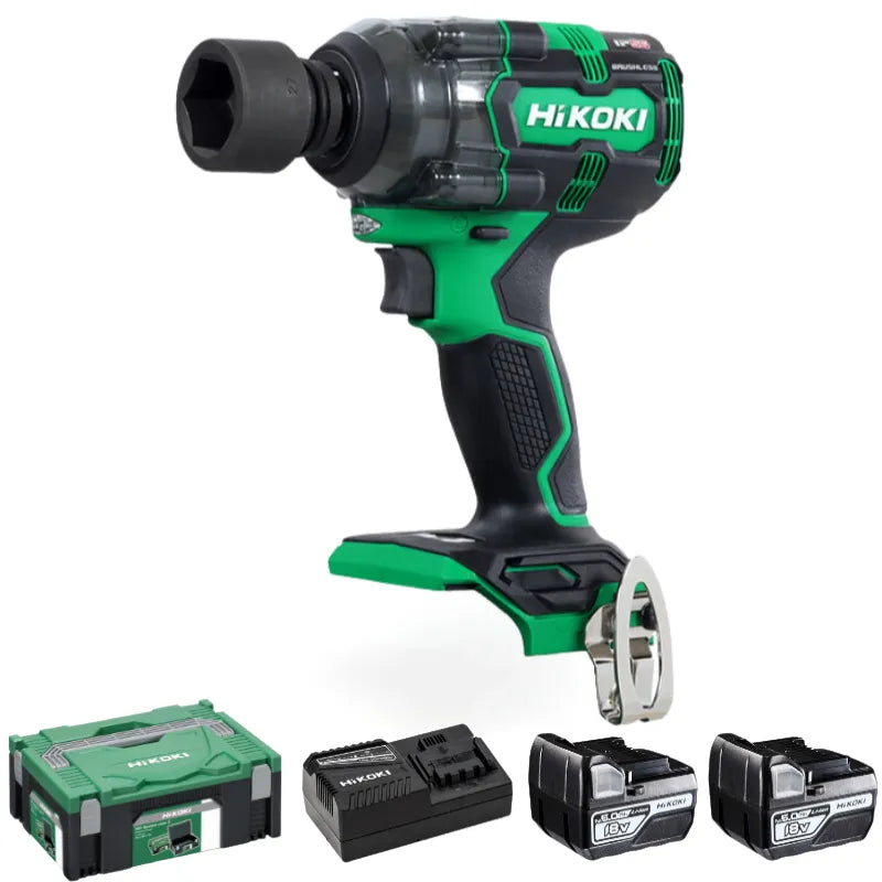 HiKOKI WR18DH Mutterdragare 18V (2x5,0Ah)